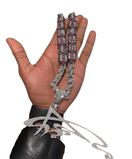 a part of the headphone with battery signal icon