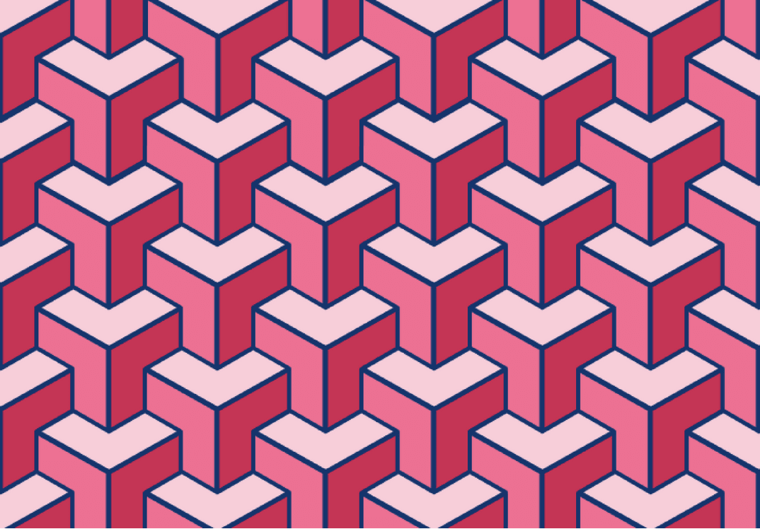 Example of a tessellating pattern.