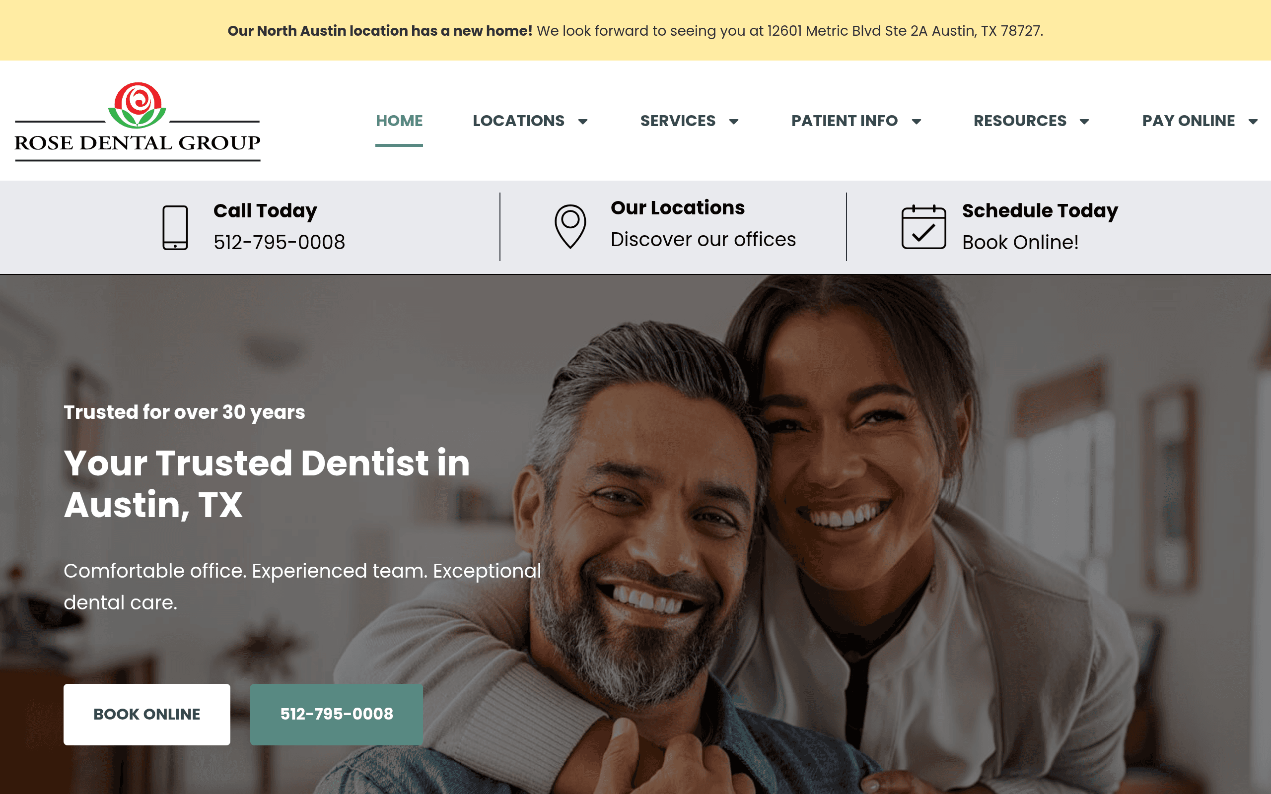 Rose Dental Group Screenshot