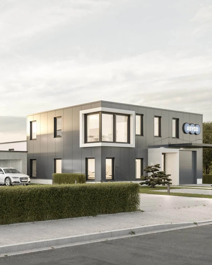 Lagerhalle mit anschließendem Gebäude (Halle)