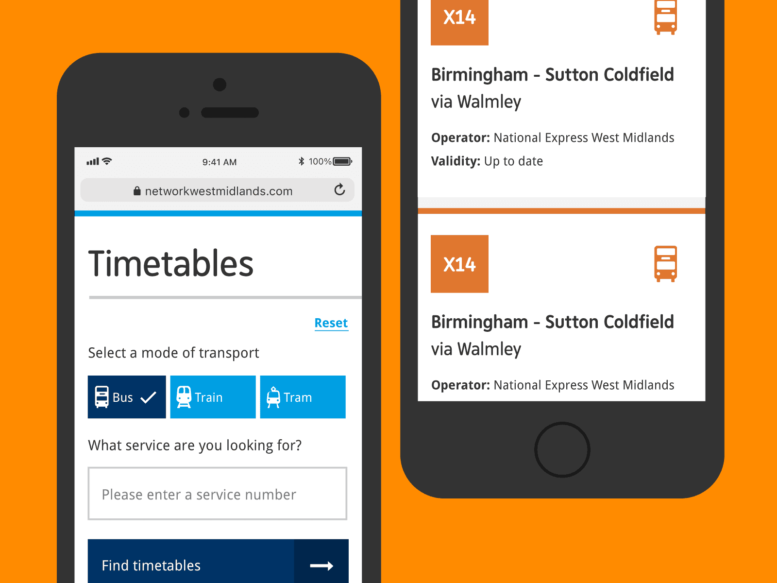 Timetables