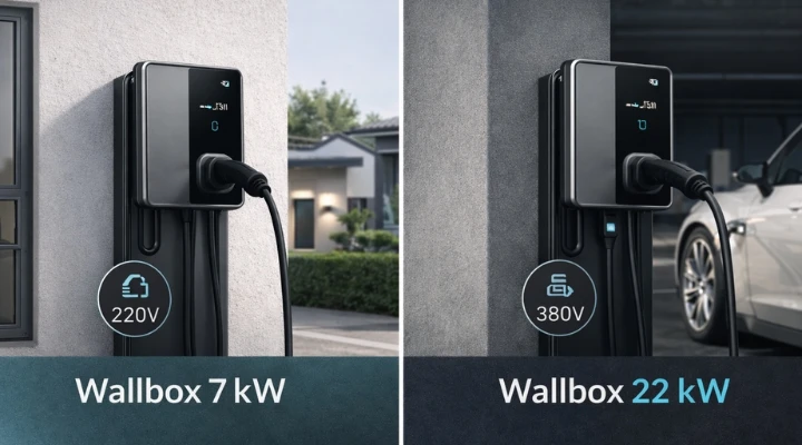 2 Wallbox um de 7kw e um de 7kw