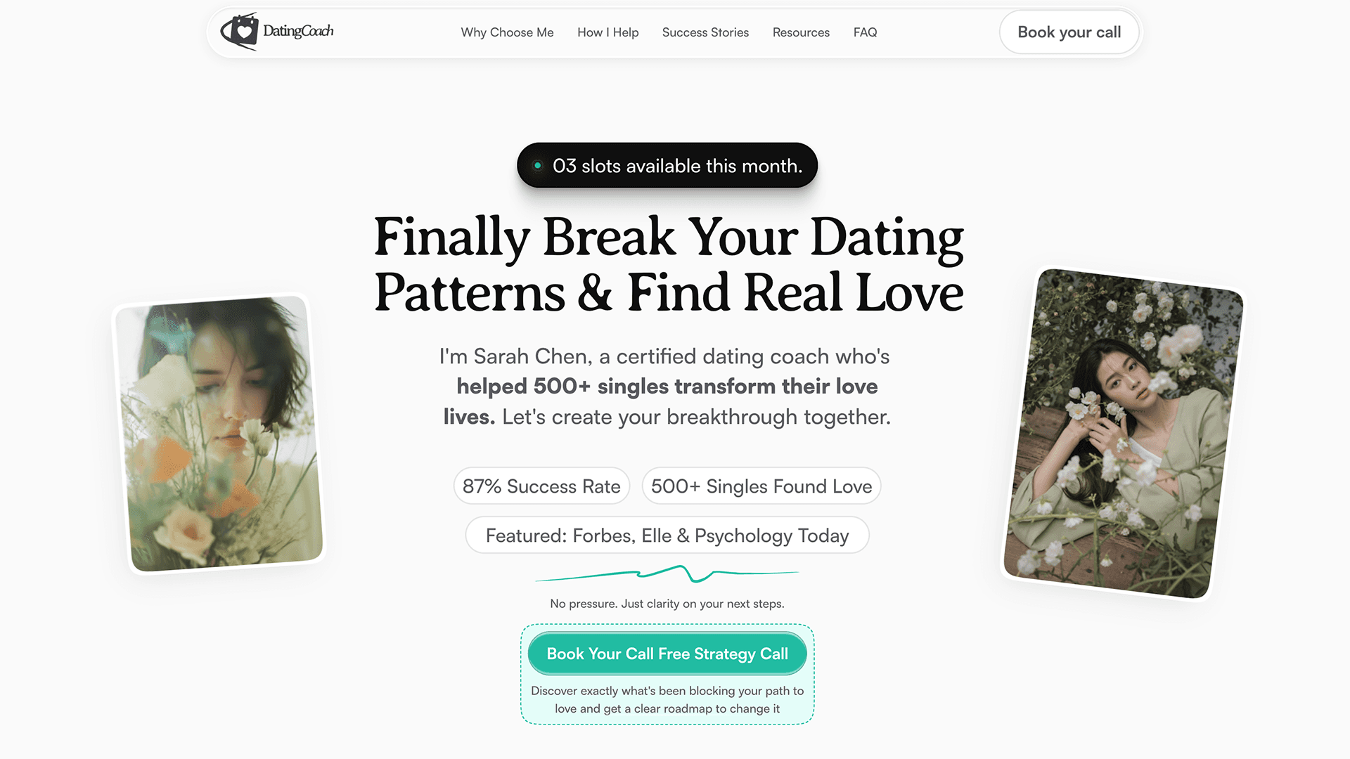DatingCoach Framer template
