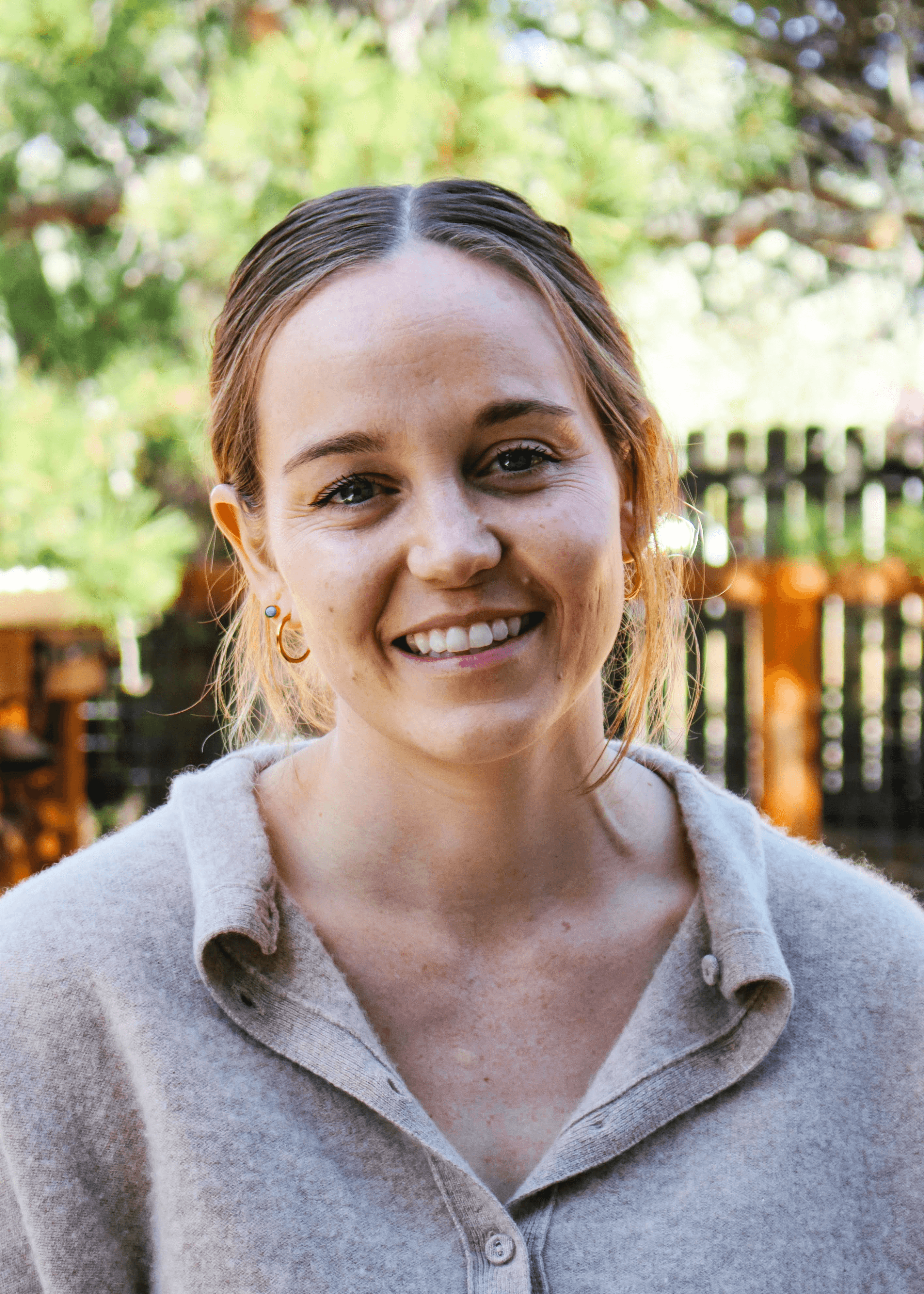 Creative woman working on a tablet in a modern studio setting