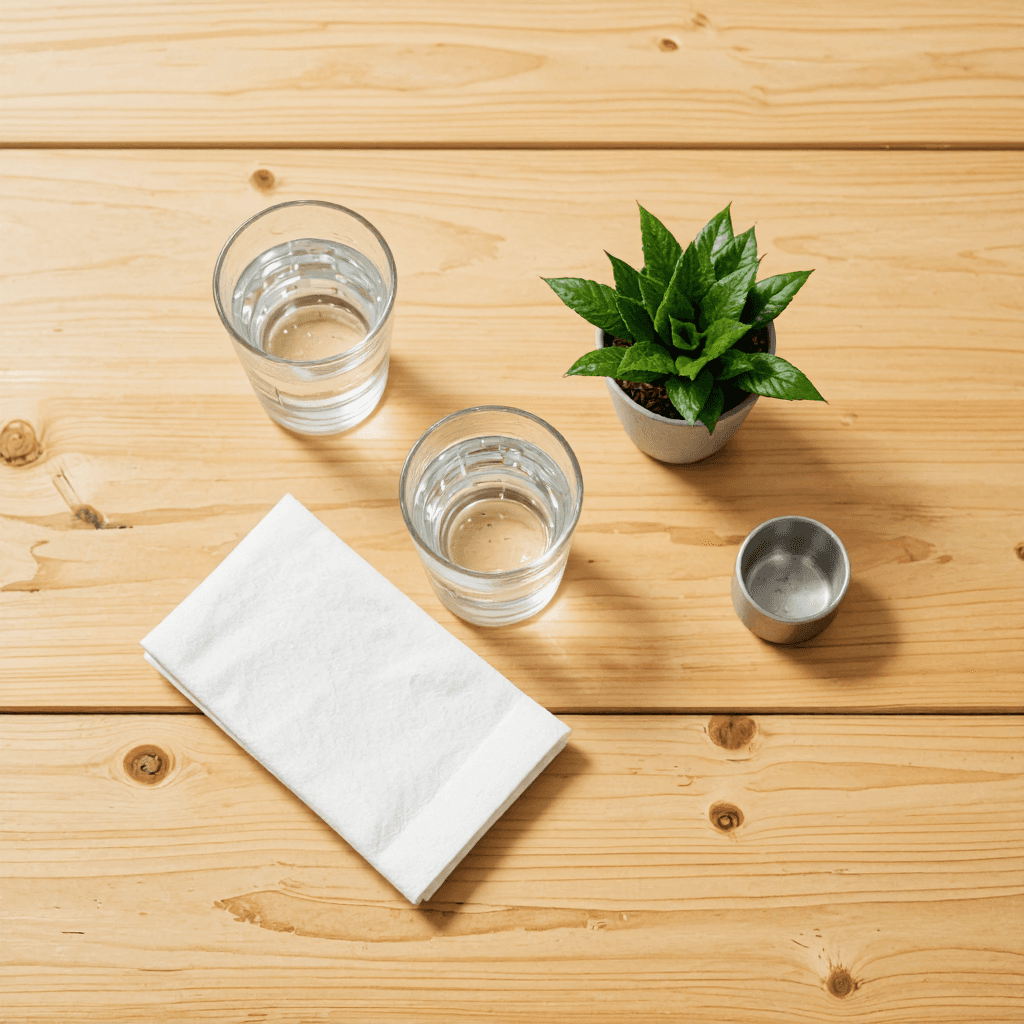 product photography of small glass