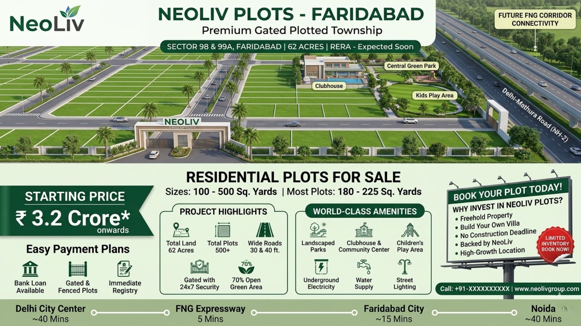 Neoliv Plots Faridabad