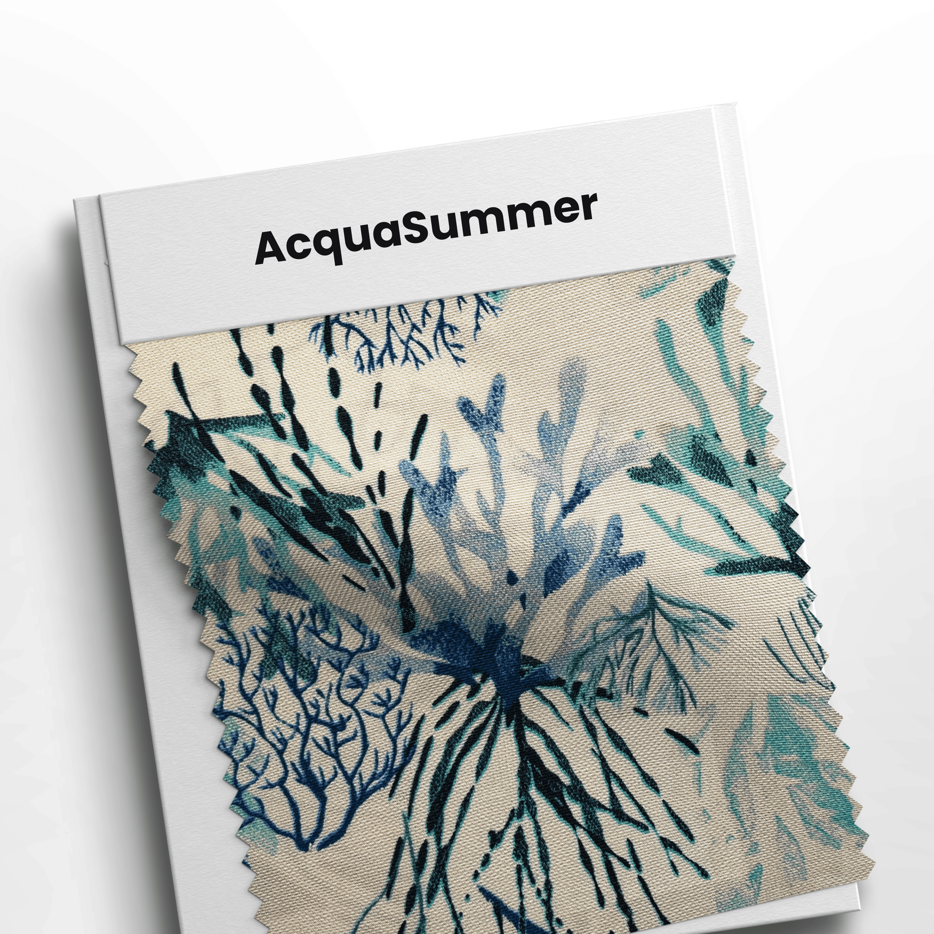 Tecido Acquasummer impermeável estampado Corais Tifani 530