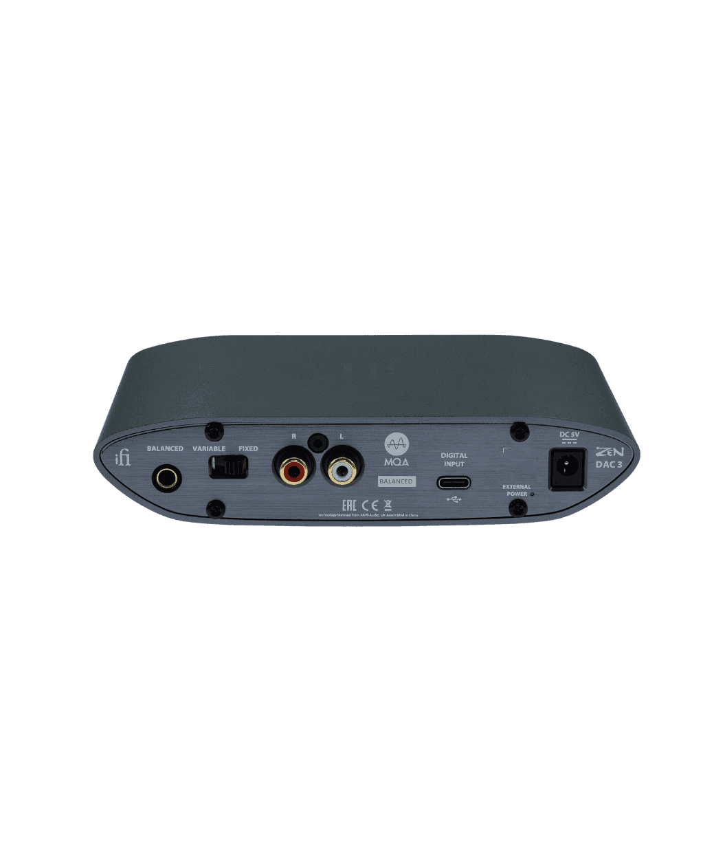 iFi Audio Zen DAC 3 - back - LE STUDIO HIFI