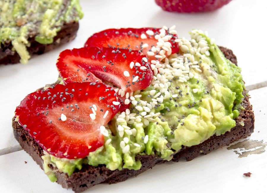 Avocado toast vegano