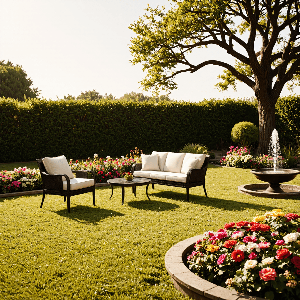 product photography of Outdoor patio furniture