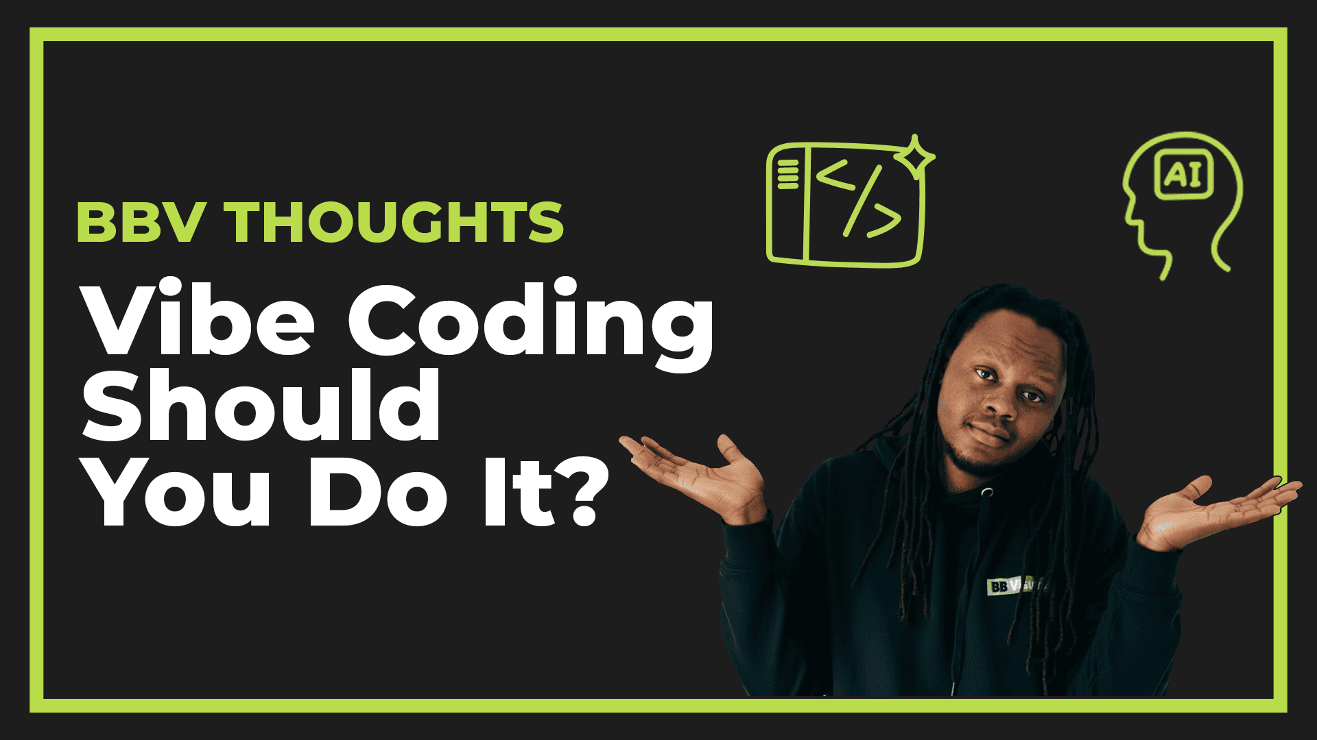 A thunmbnail of Ben shrugging with icons of tools above his head.