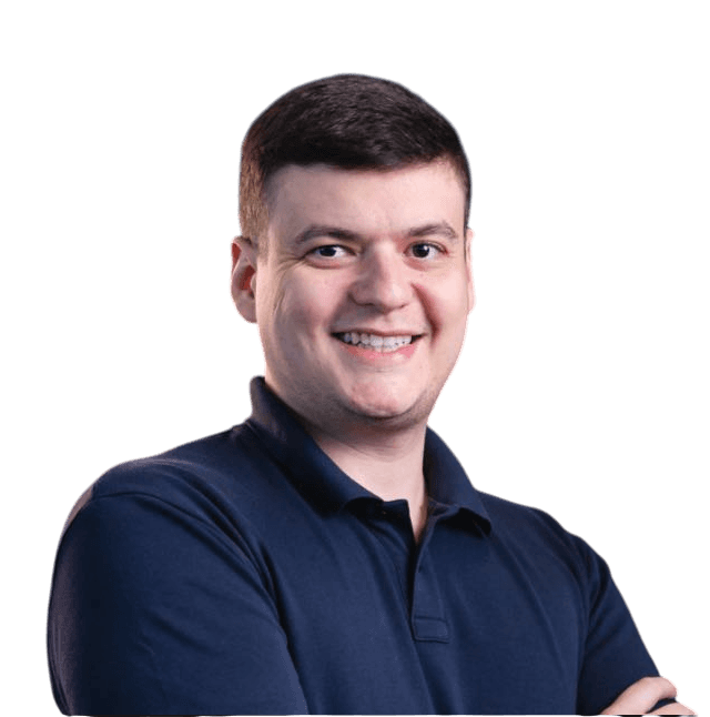 a man standing on a balcony