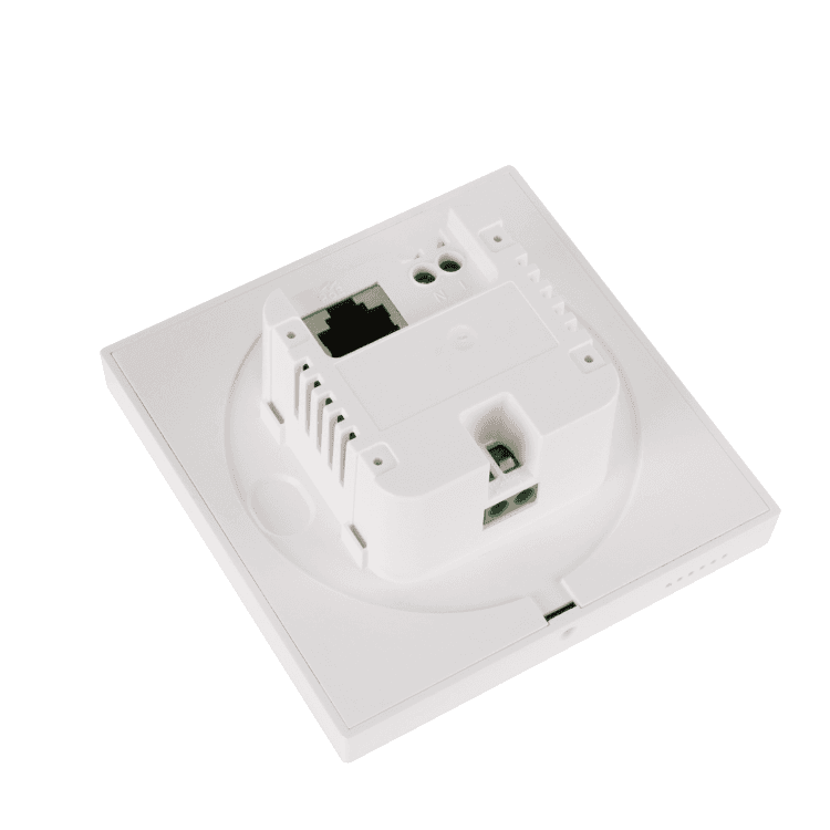 White device with ports and mounting bracket