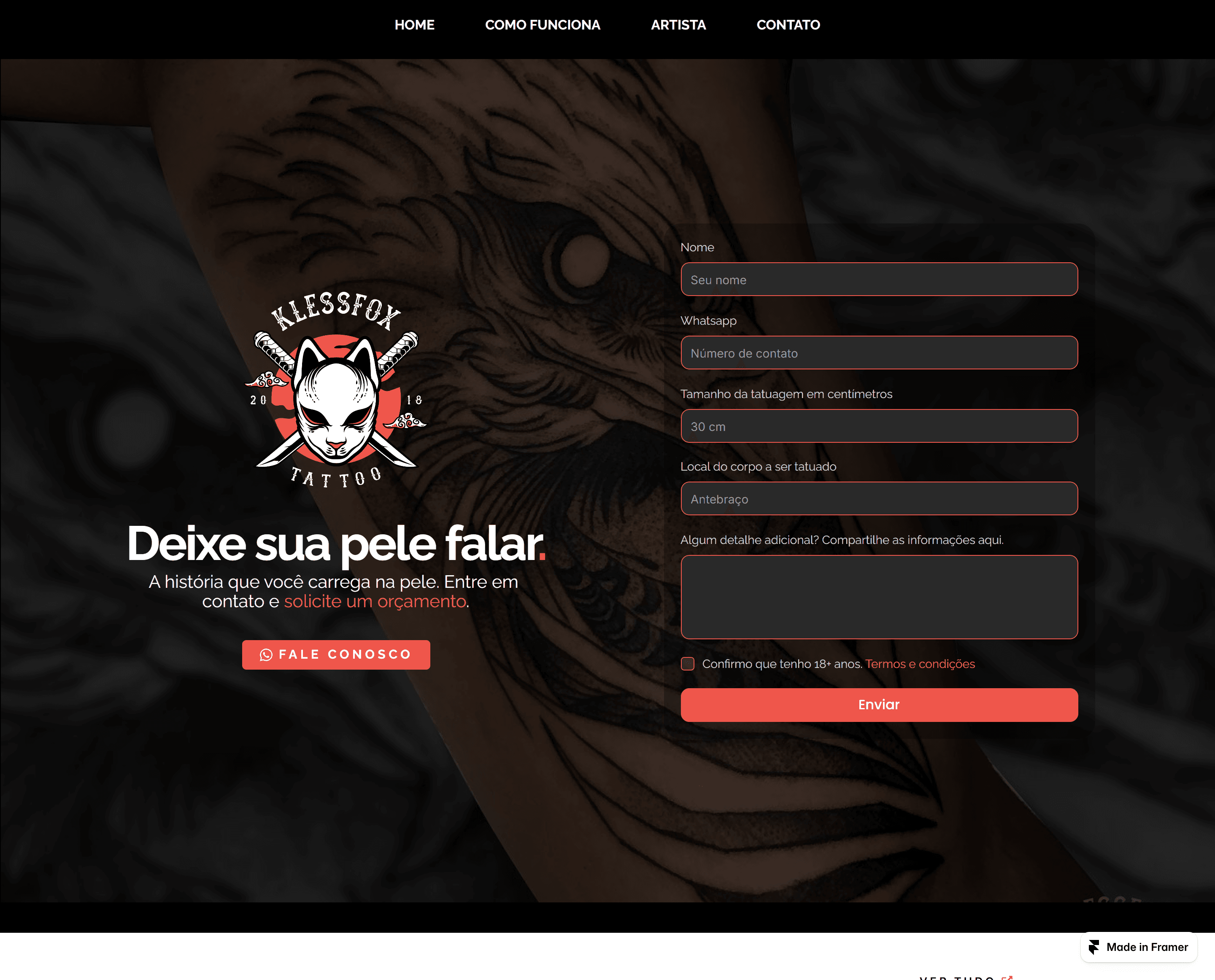 Criação de site - webdesign - design site