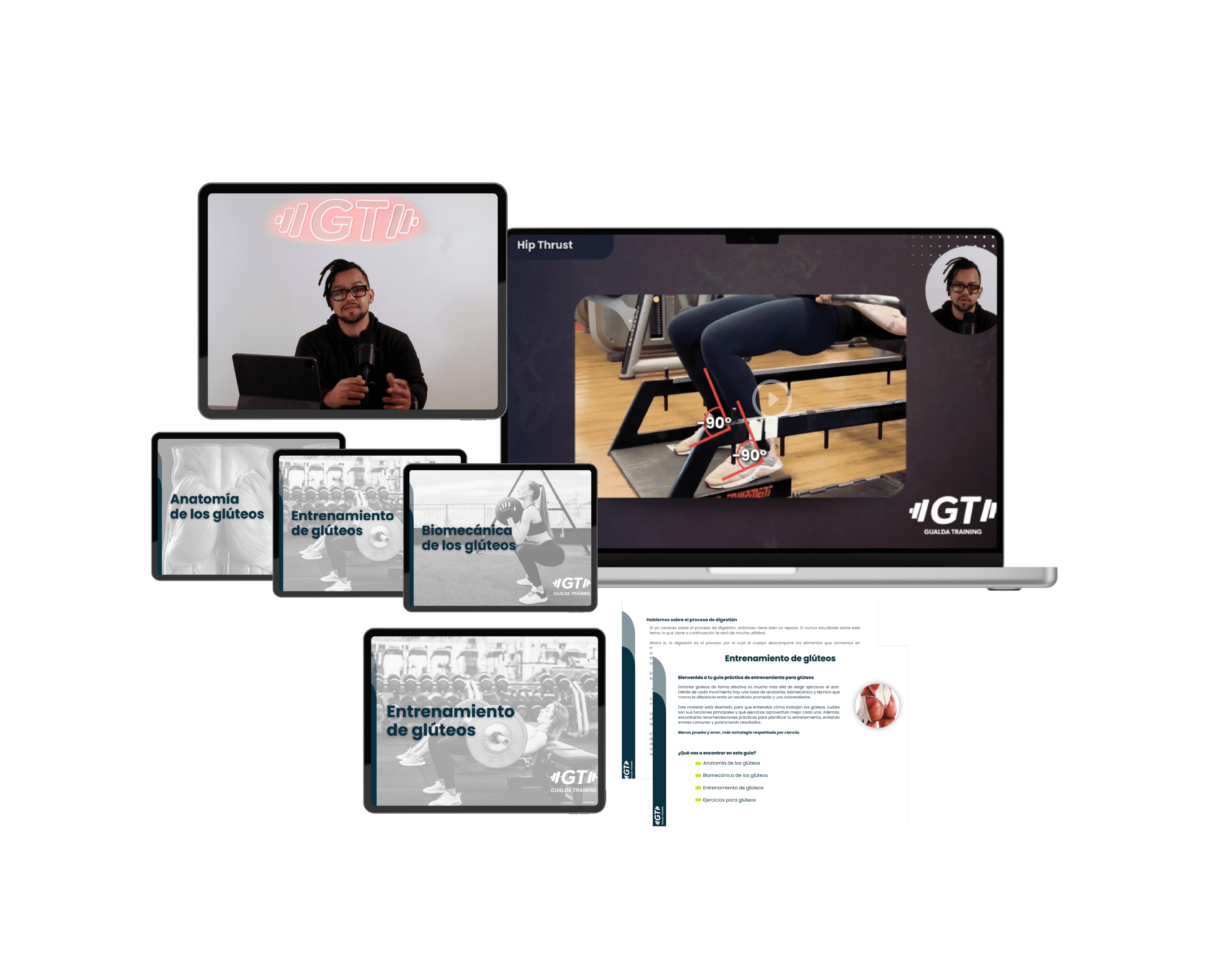 guía entrenamiento de glúteos