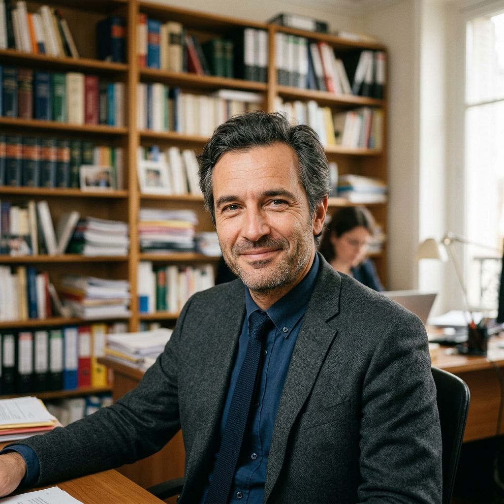 Portrait de Me Dubois, avocat en droit immobilier, client de Loiretel