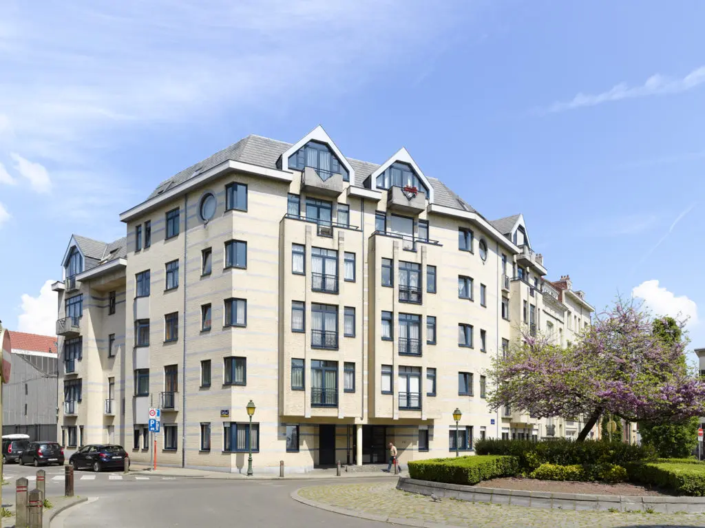 A building of inclusio, an affordable and social housing fund in Belgium