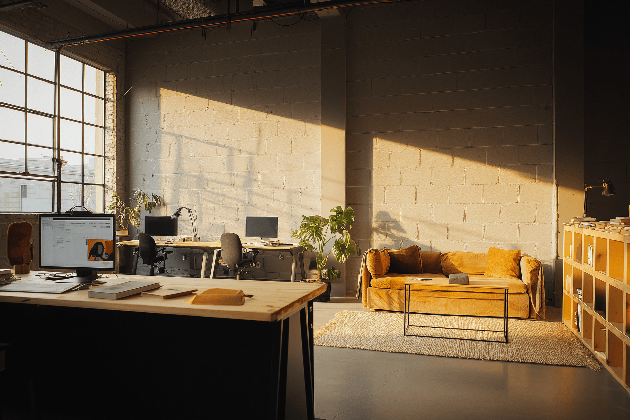 Imagem interna do estudio, mostrando o interior do nosso estudio de design - LVR Studio.