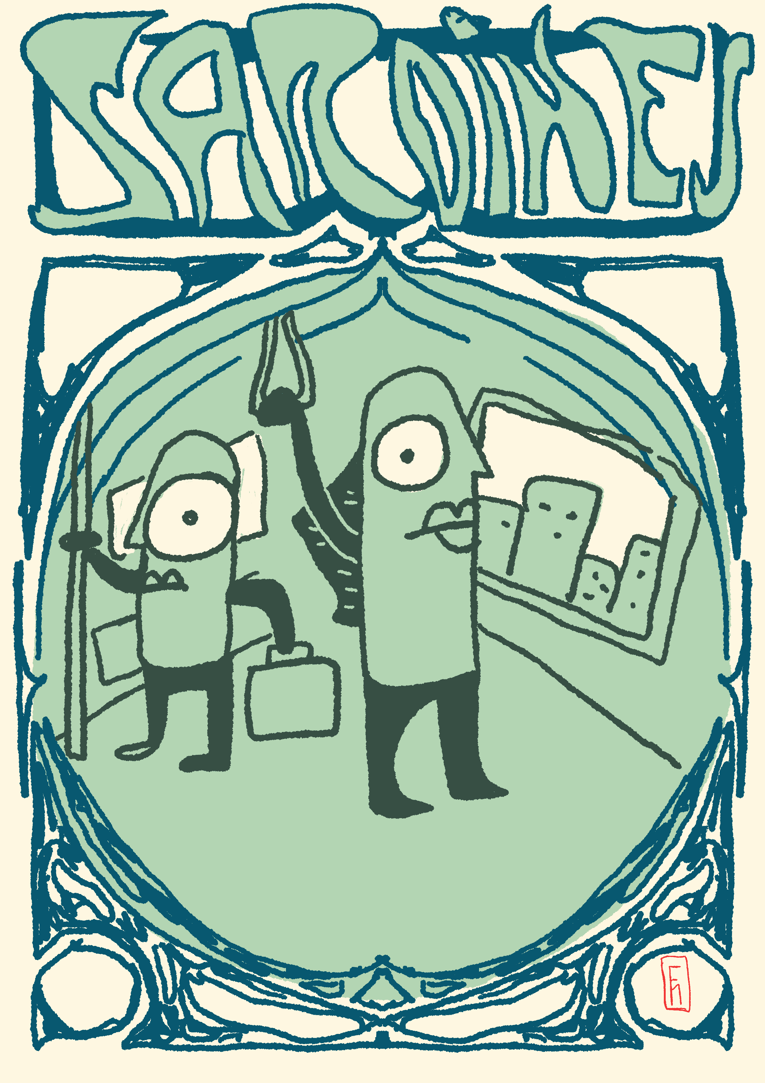 Sardines on a metro
