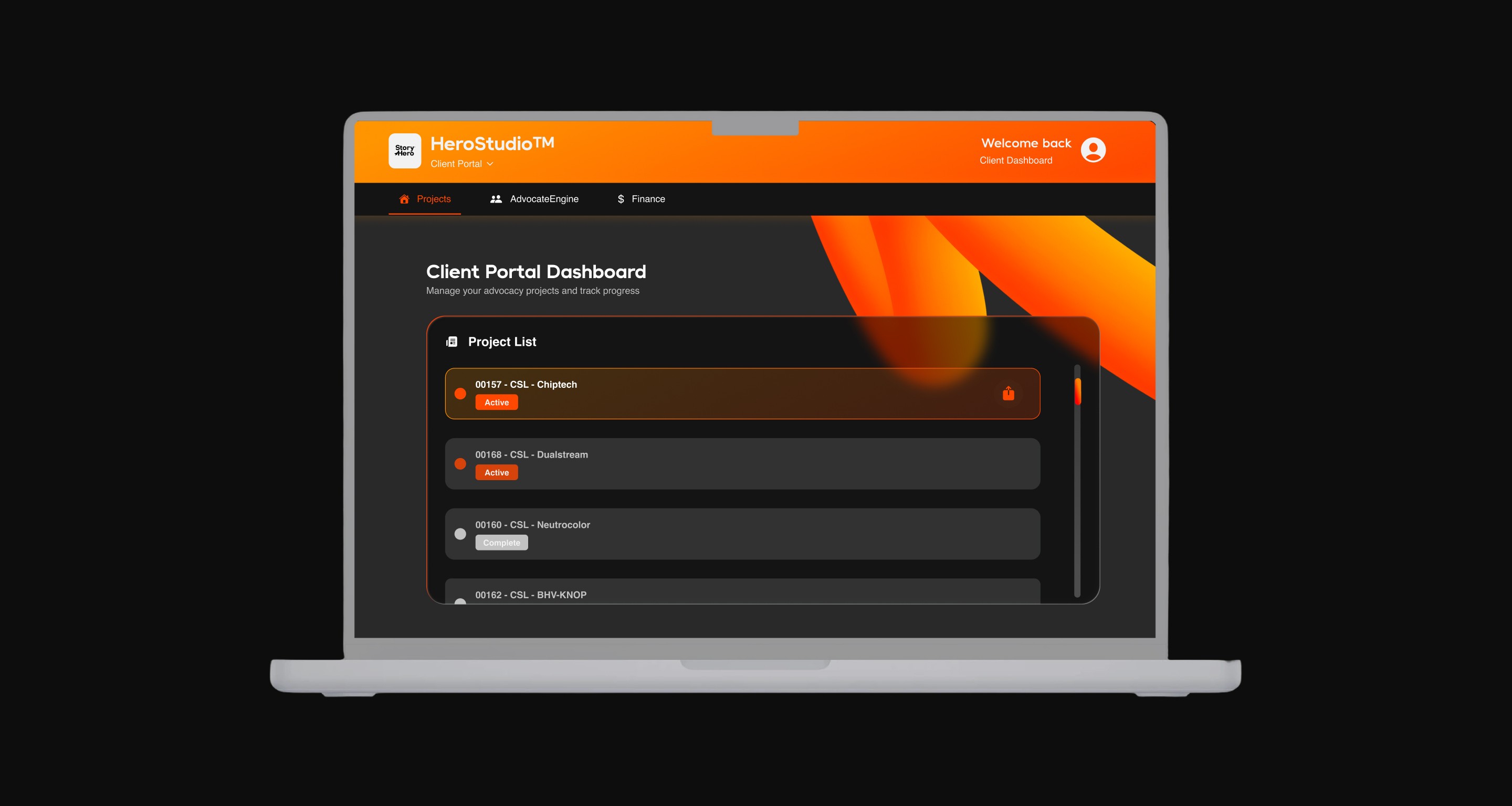 Hero Studio mockup image