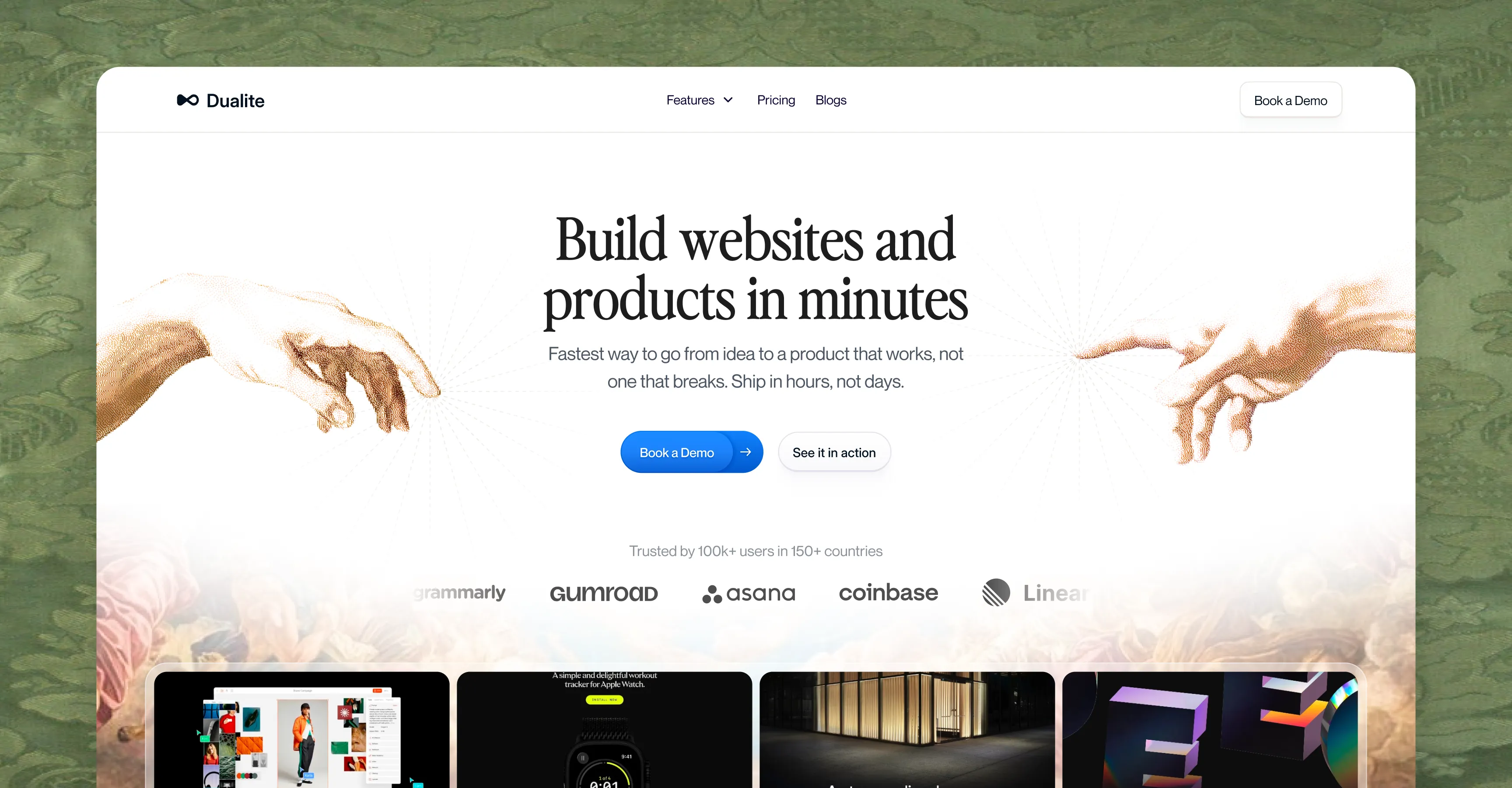 Syncrodesk business workspace dashboard interface showing CRM and meetings modules