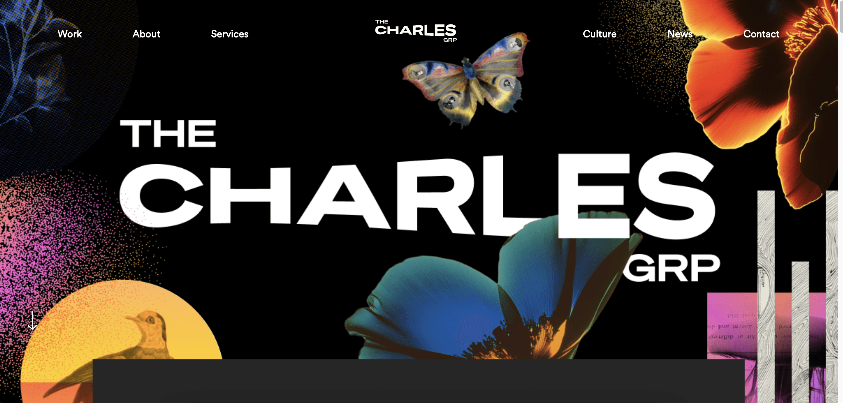 The Charlesherd Website Homepage