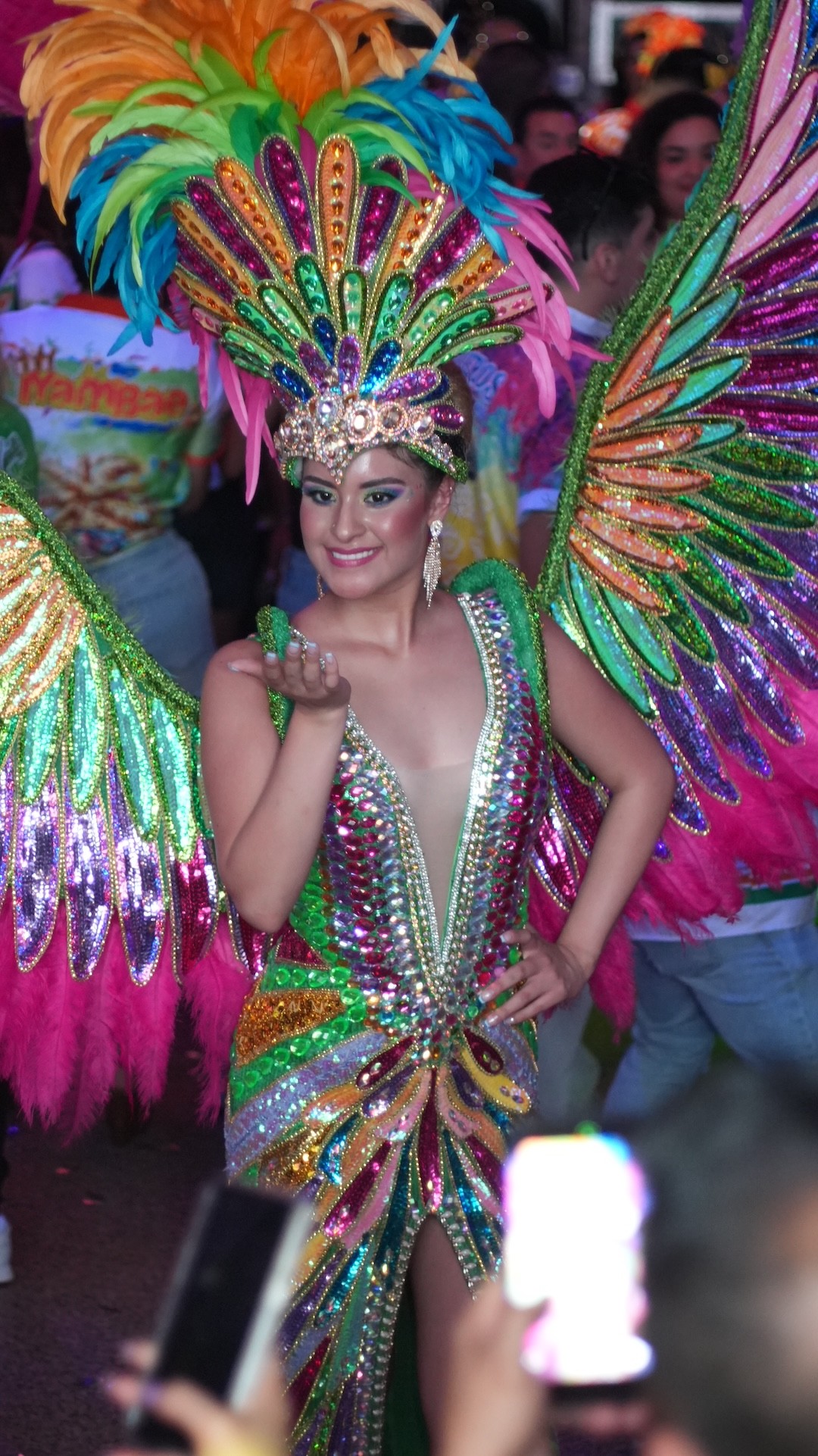 Woman dancing at outdoor event