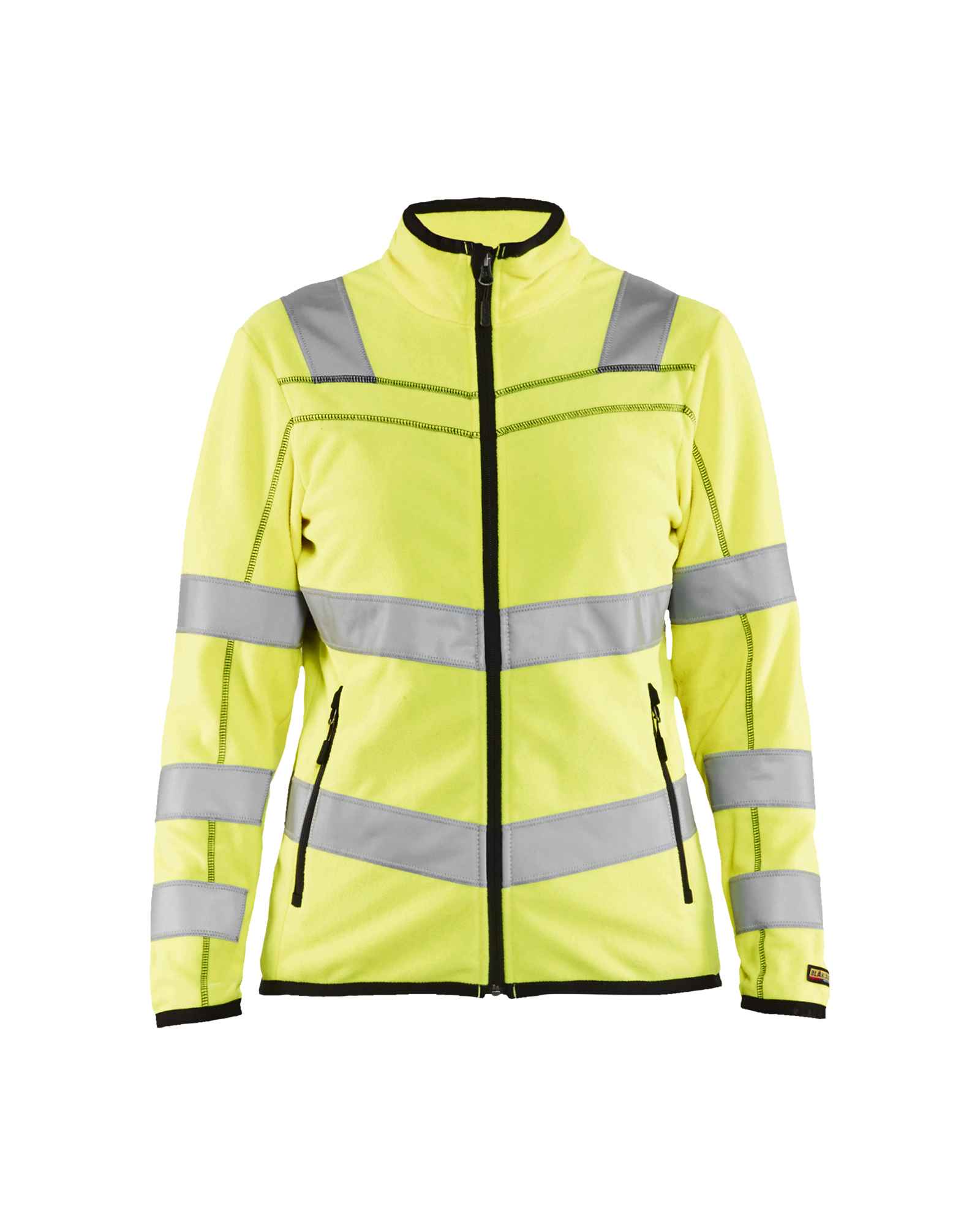 Dikke wintertrui dames voor het werk — Blåkläder Dames Microfleecevest High Vis