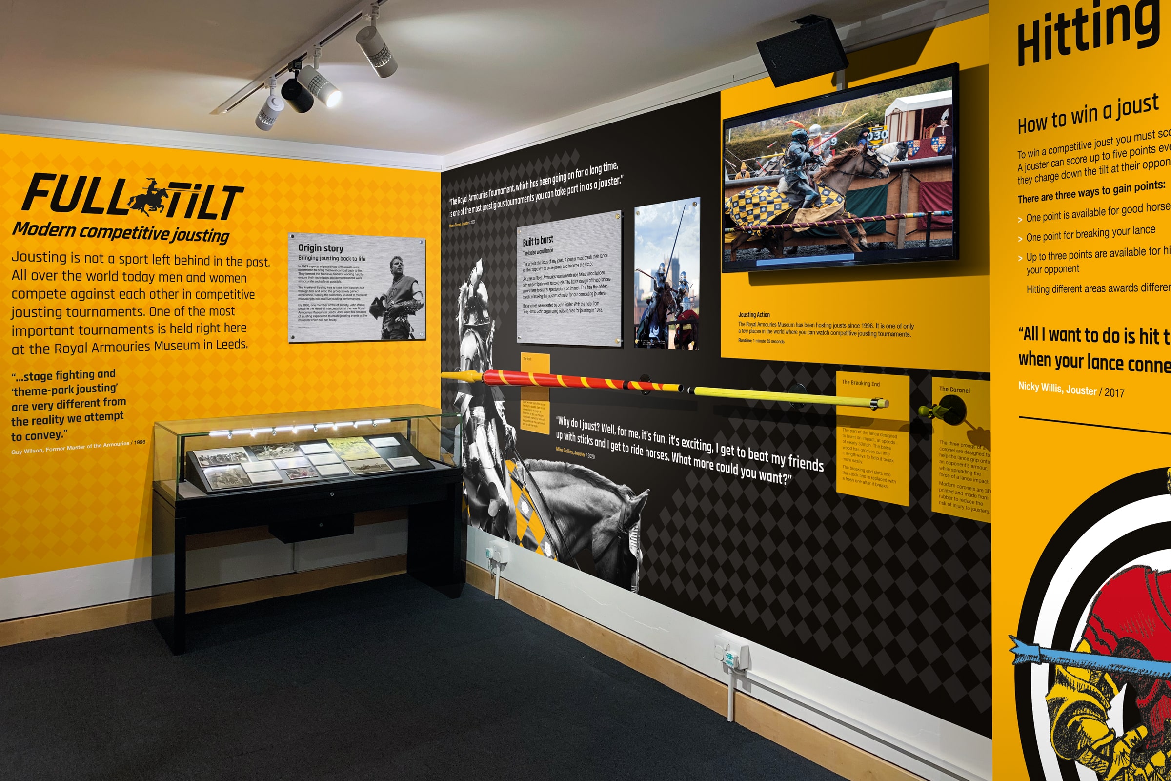 Modern Exhibition Design for Royal Armouries Leeds