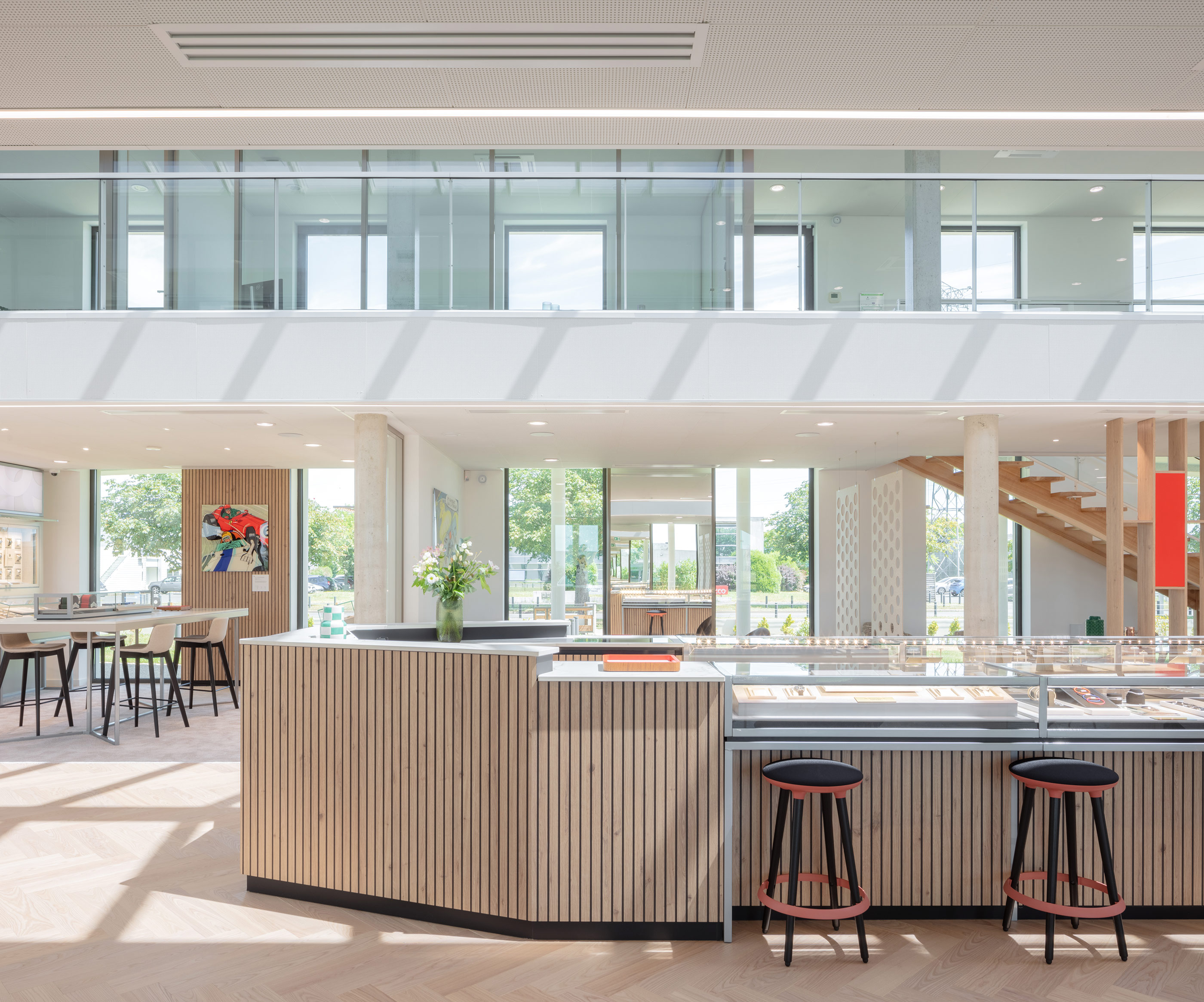 intérieur de Devin Collection, bar.