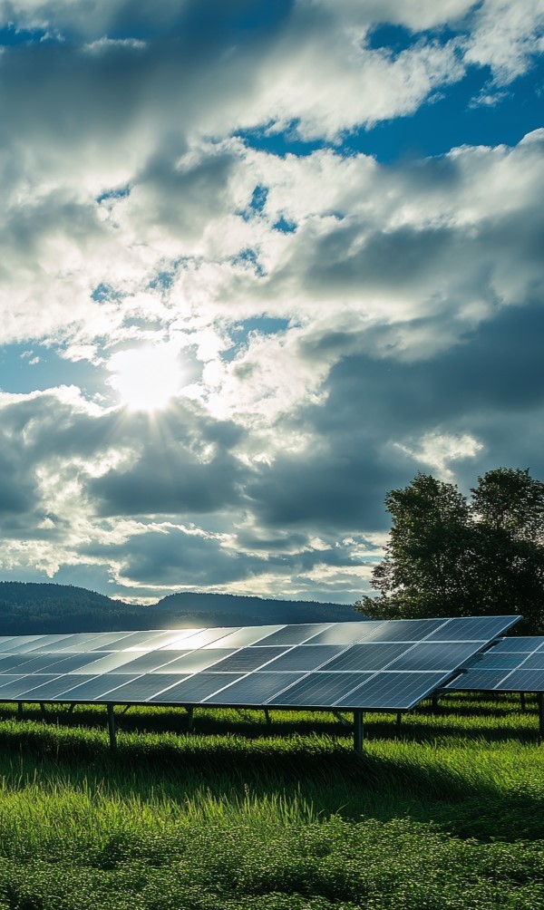 Parc solar in banat, rural