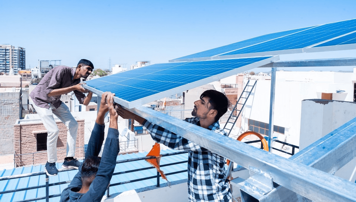 Solar Plant Installation. Avalani Solar.