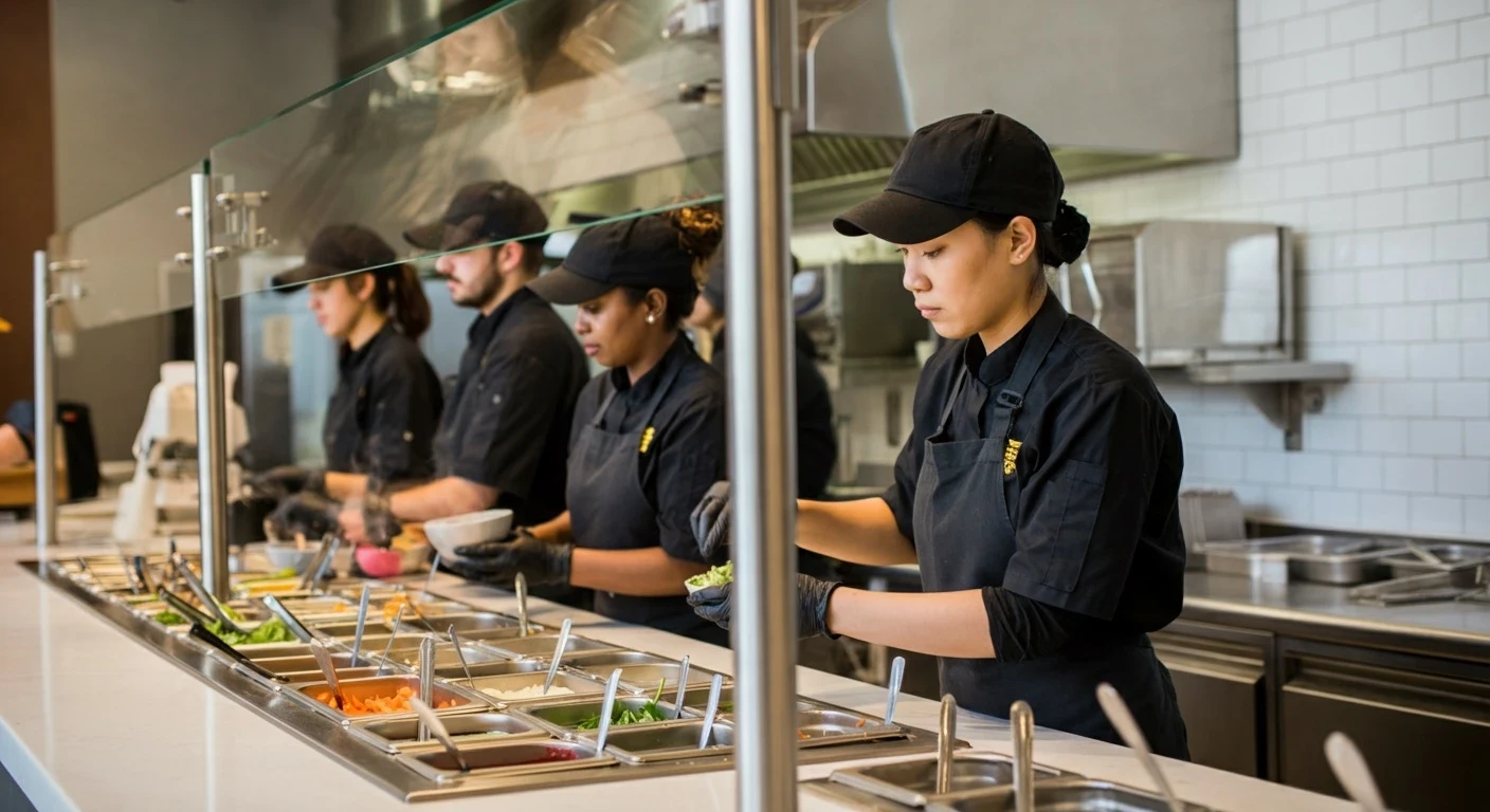 Two colleagues, a man and a woman, having an intense discussion over a laptop in a dimly lit room.