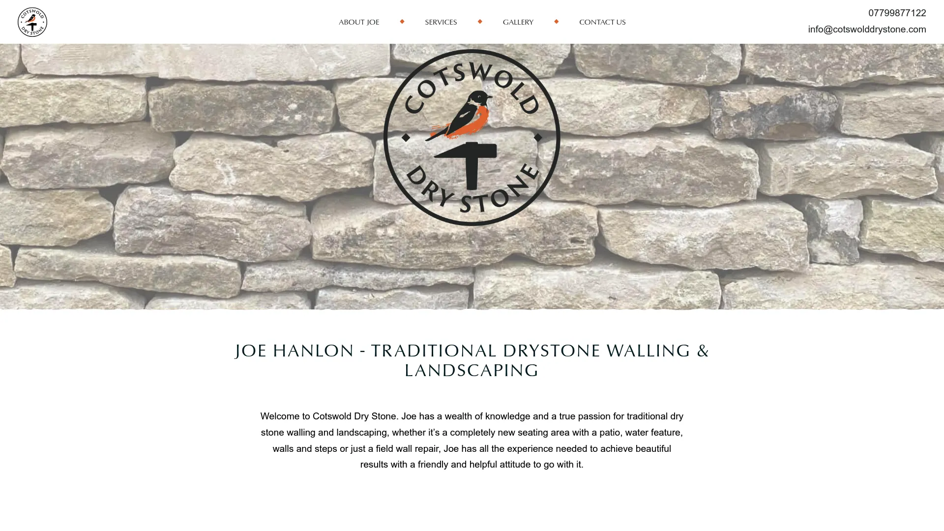 Screenshot of cotswolddrystone.com