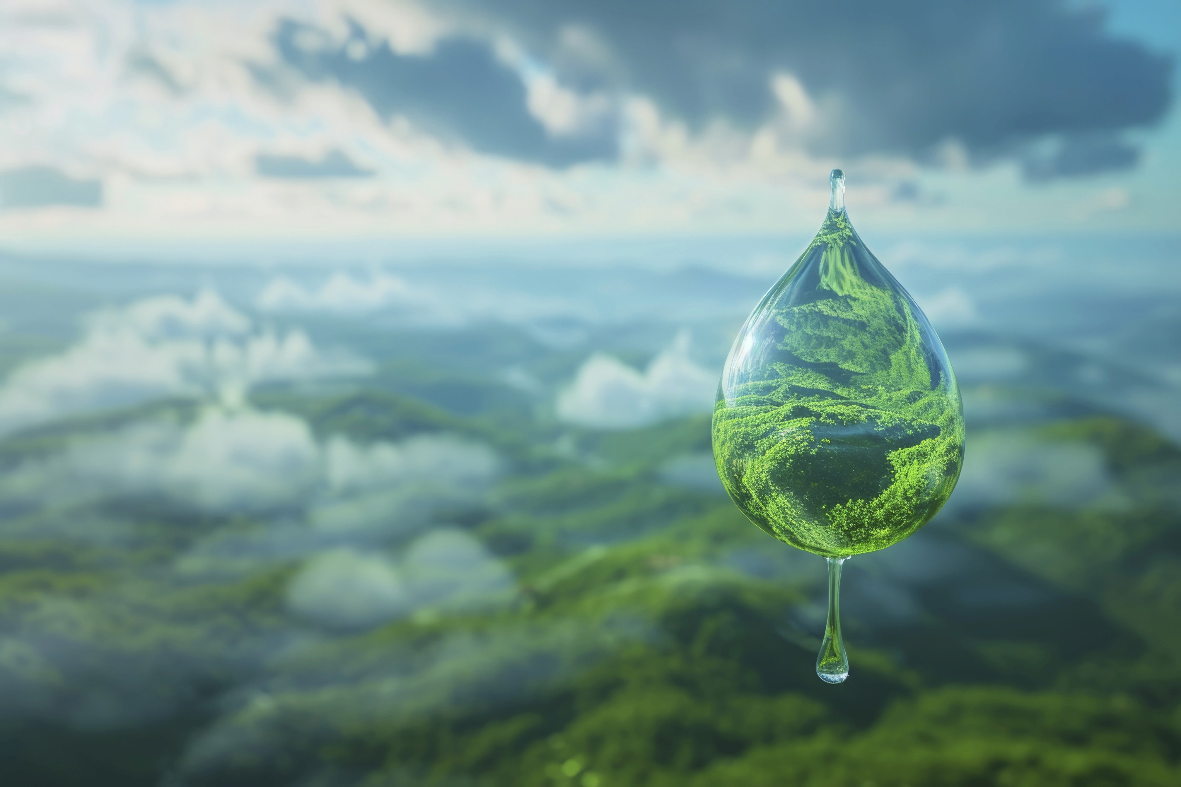 Sustainable Water drop