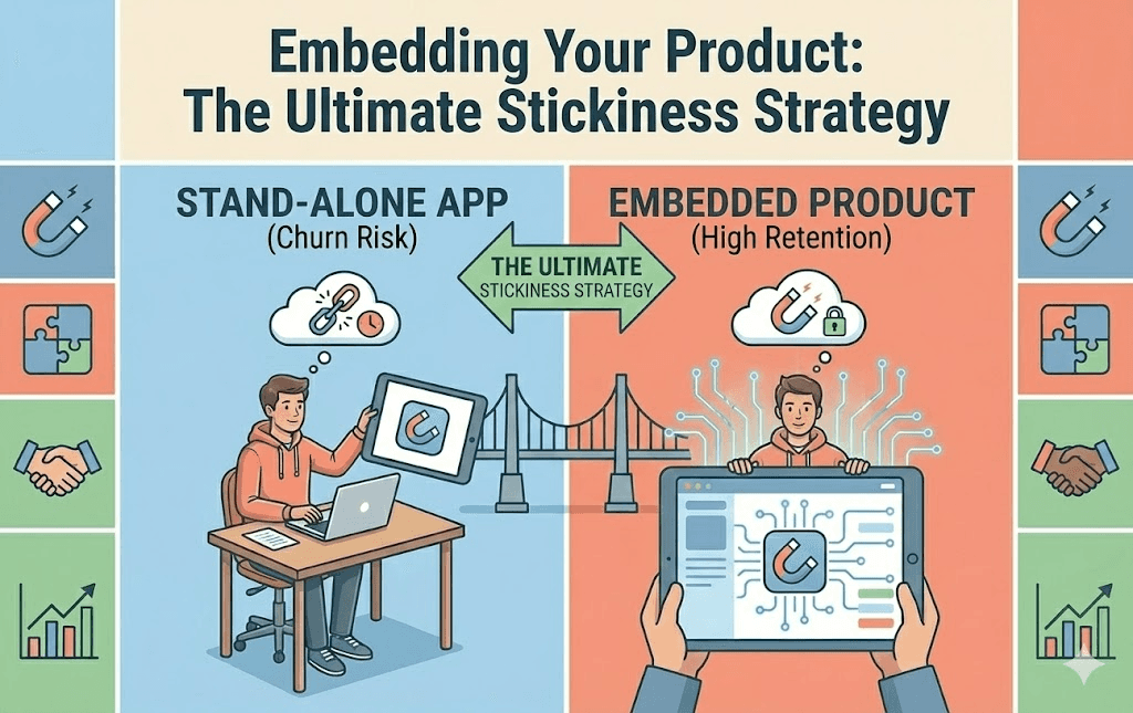 Embedding Your Product: The Ultimate Stickiness Strategy