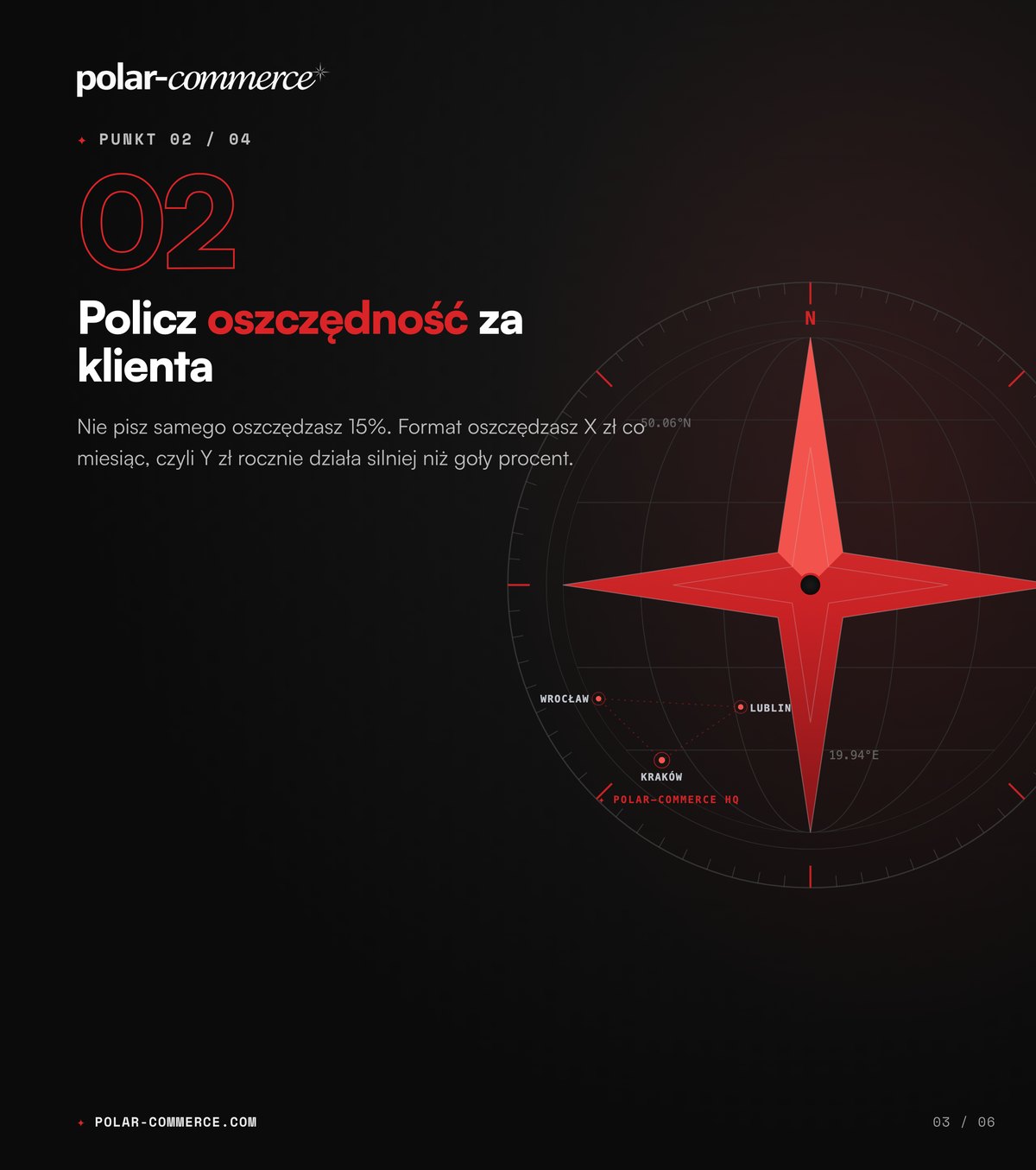 Policz oszczędność za klienta