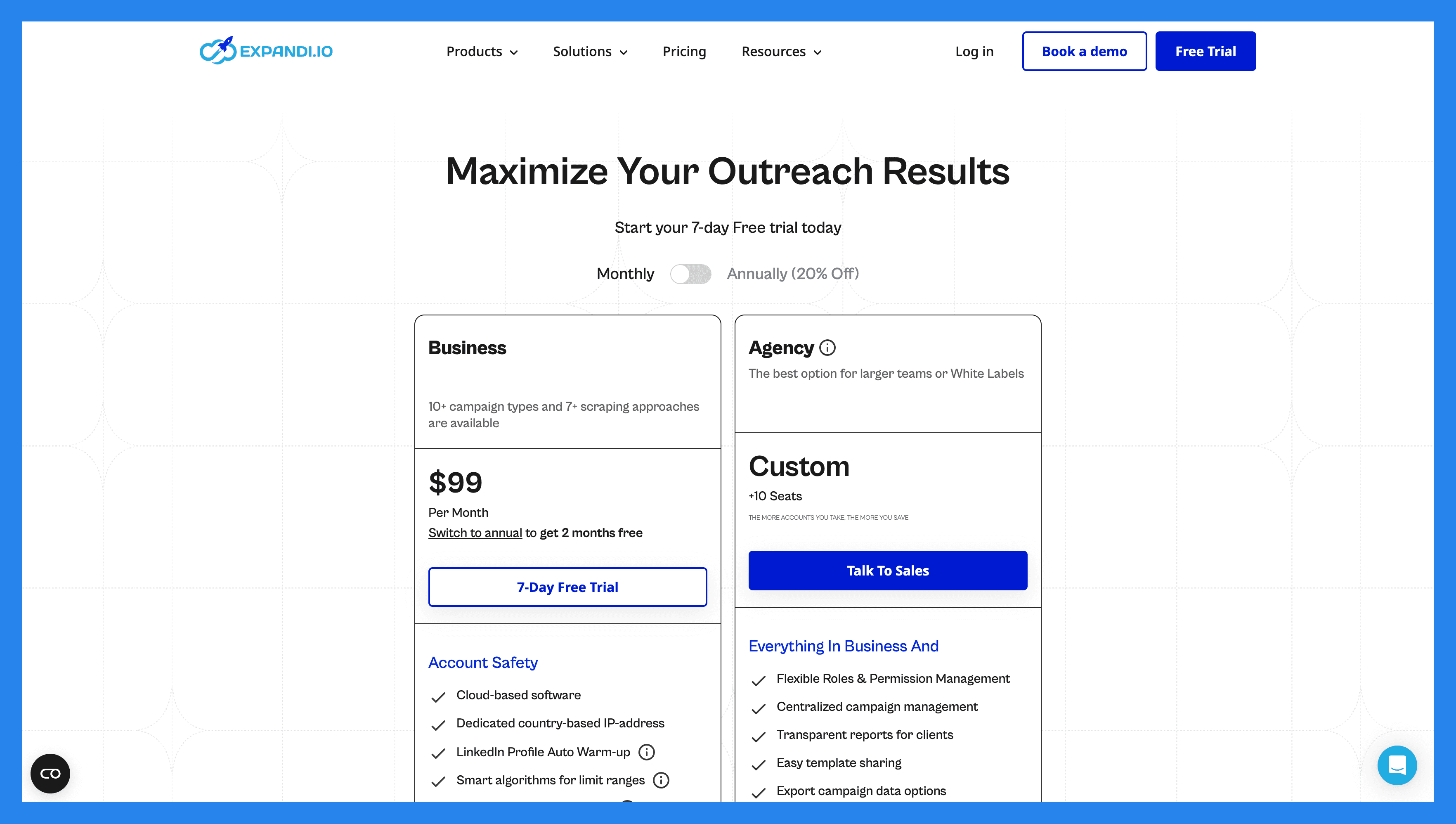 Expandi.io Pricing Plans