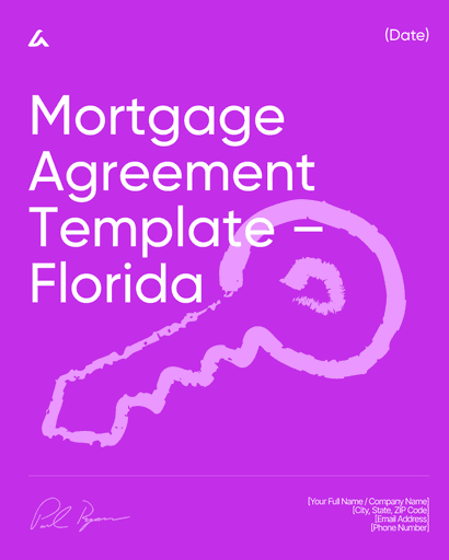 Mortgage Agreement Template – Florida