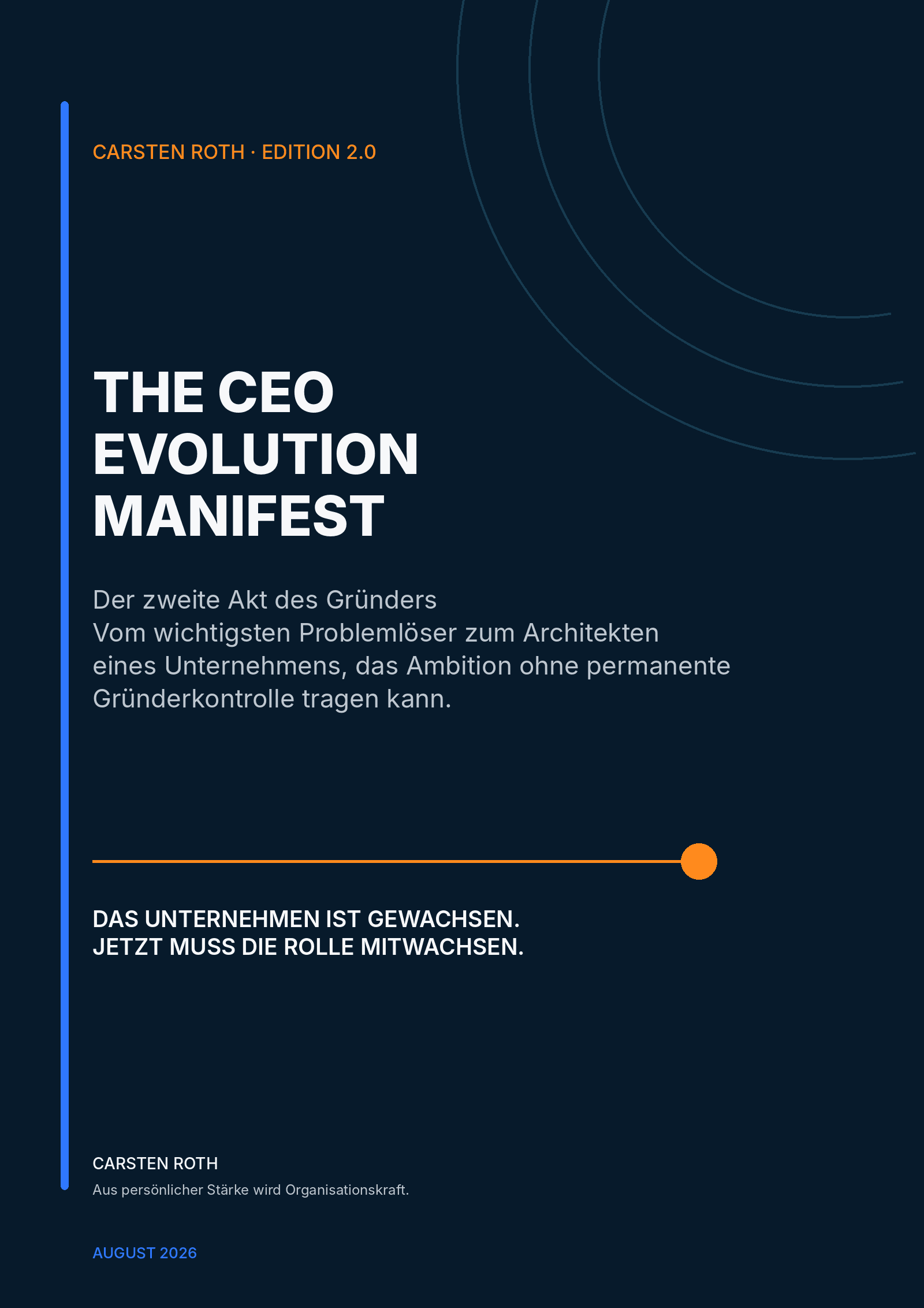Cover des The CEO Evolution Manifest von Carsten Roth