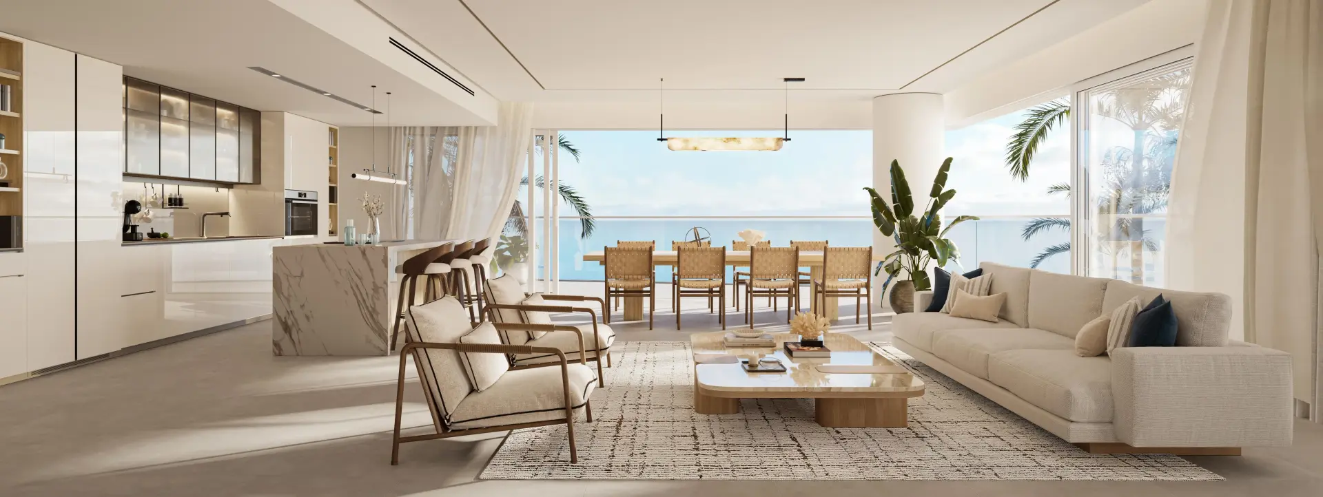 fahid beach residences interiors