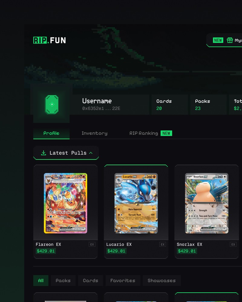 Pokemon TCG UI/UX