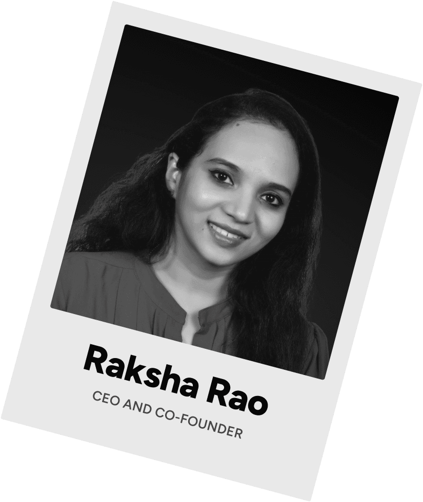 Raksha Rao CEO and Co-Founder of Chaarana Labs