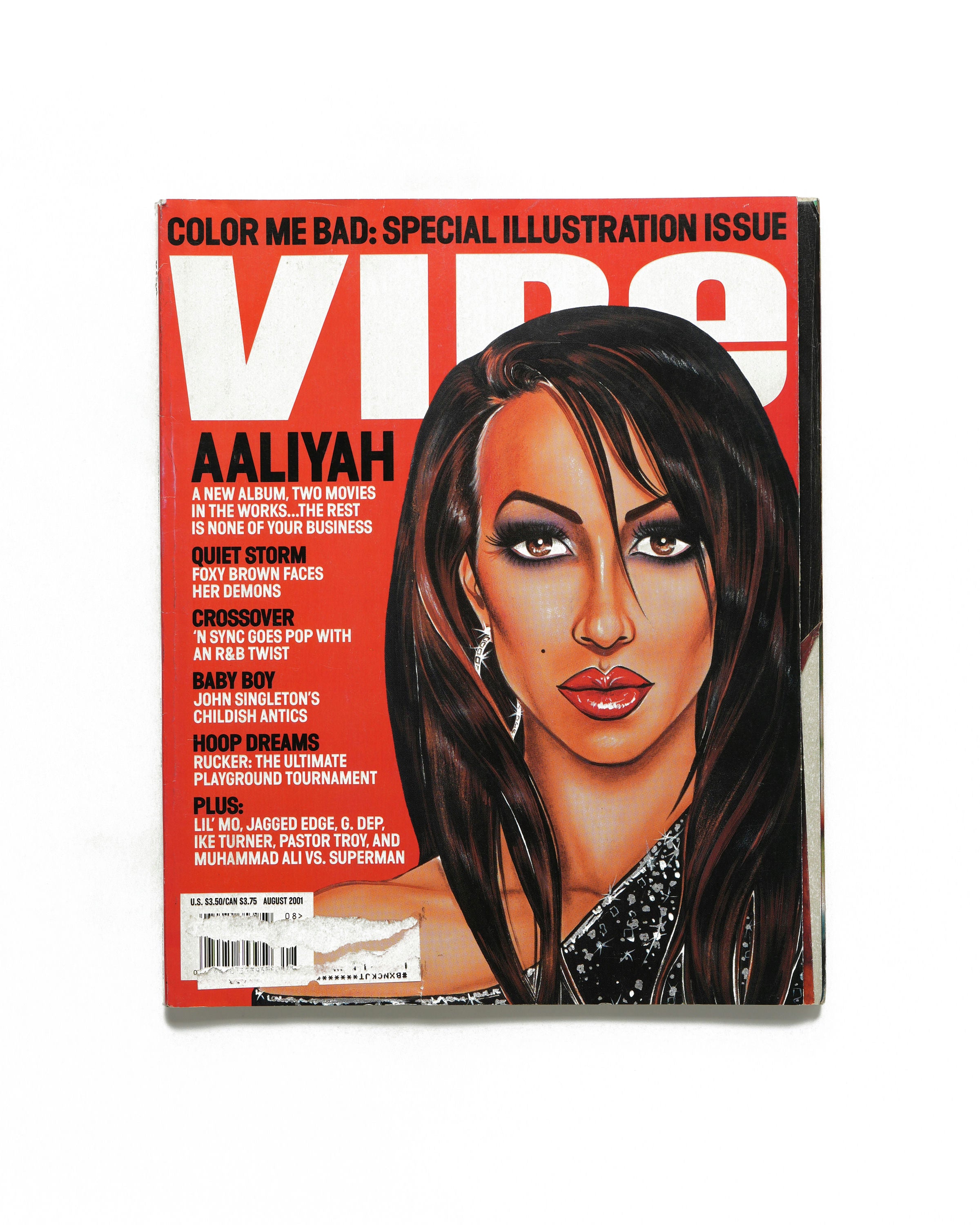 VIBE - August 2001 - Front Cover