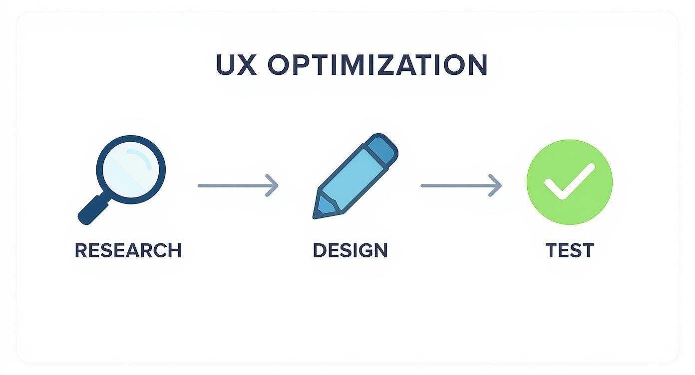 Infographic about user experience optimization