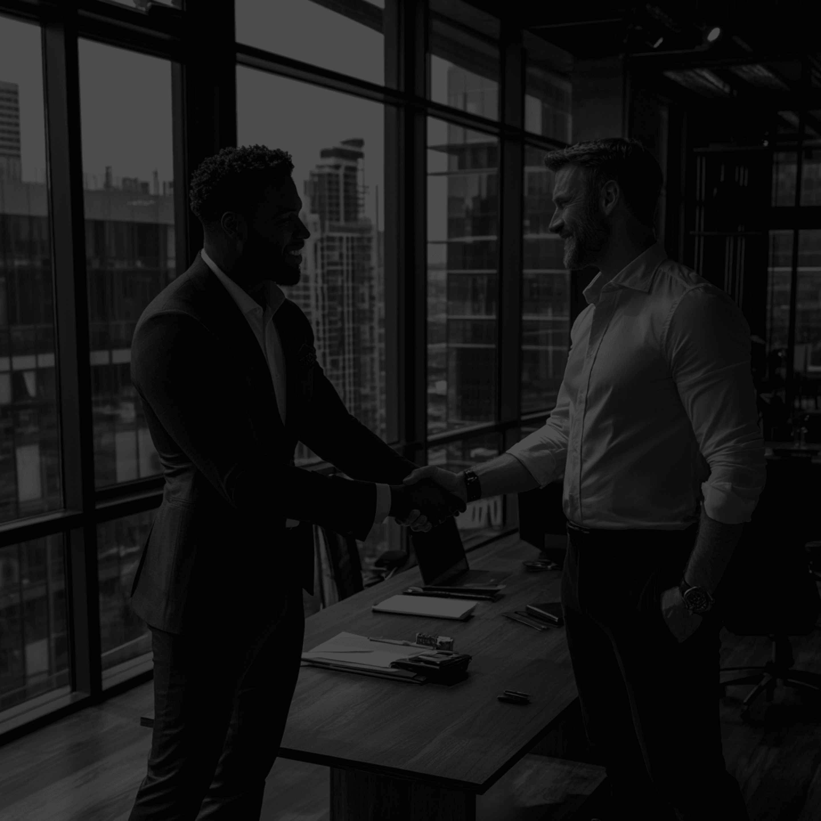 Homens Aperto de mão