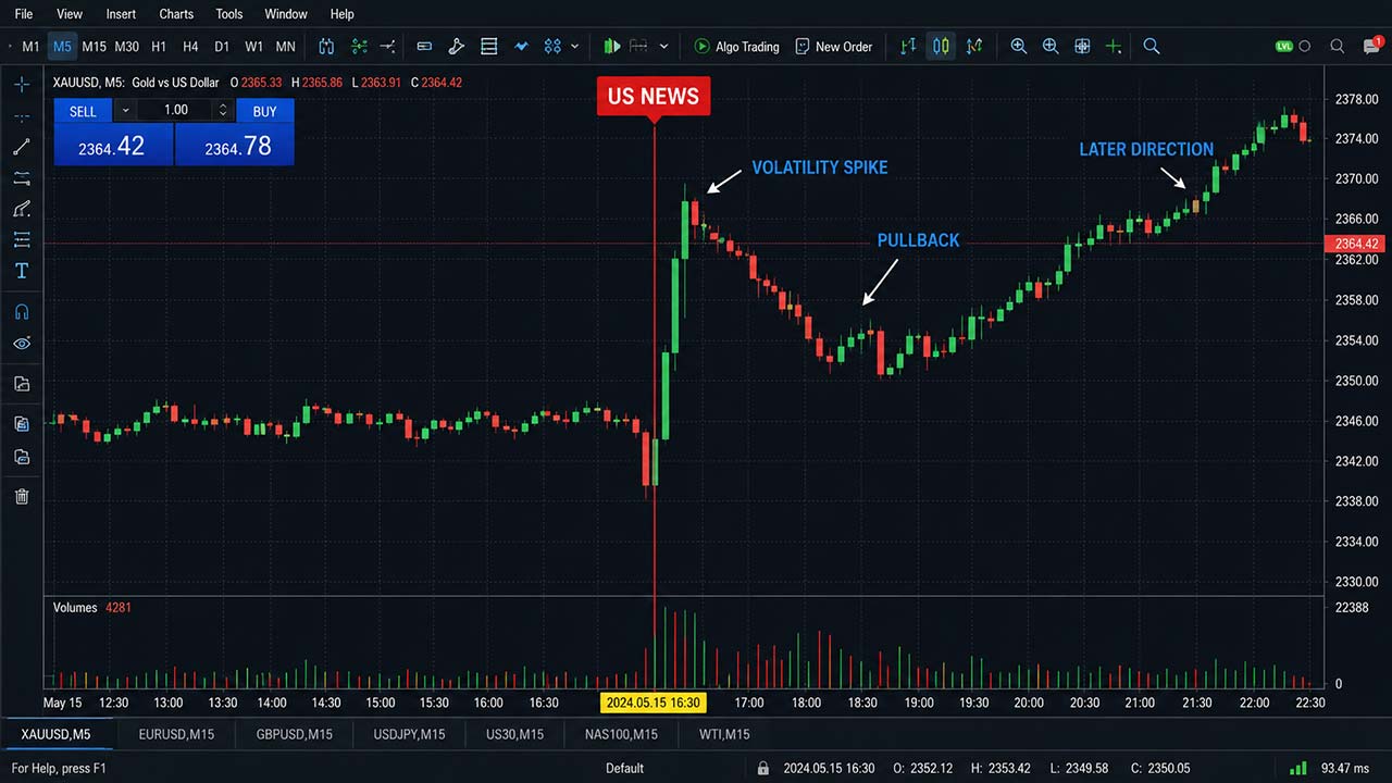 New York Session: When Gold Can Move Fast