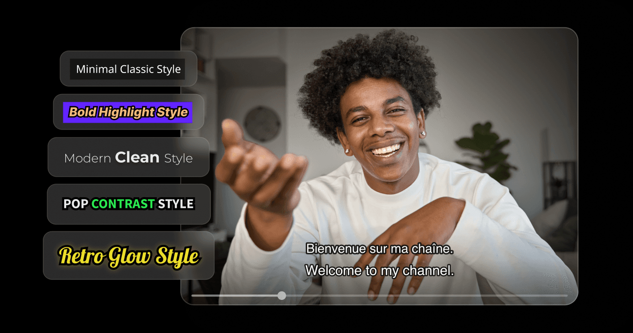 AI video dubbing by Vozo with voice cloning and lip sync technology