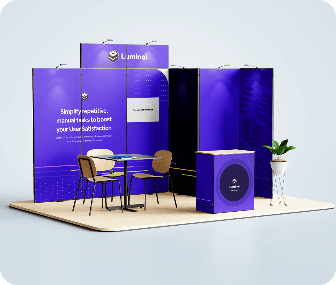 Luminai booth design