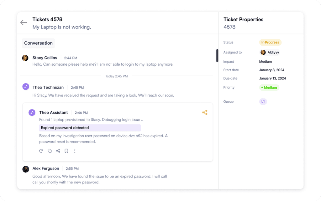 Resolve Tickets with AI